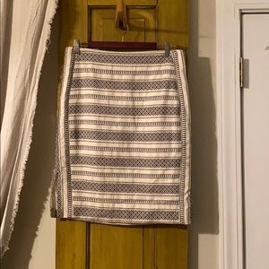 Loft Printed Pencil Skirt